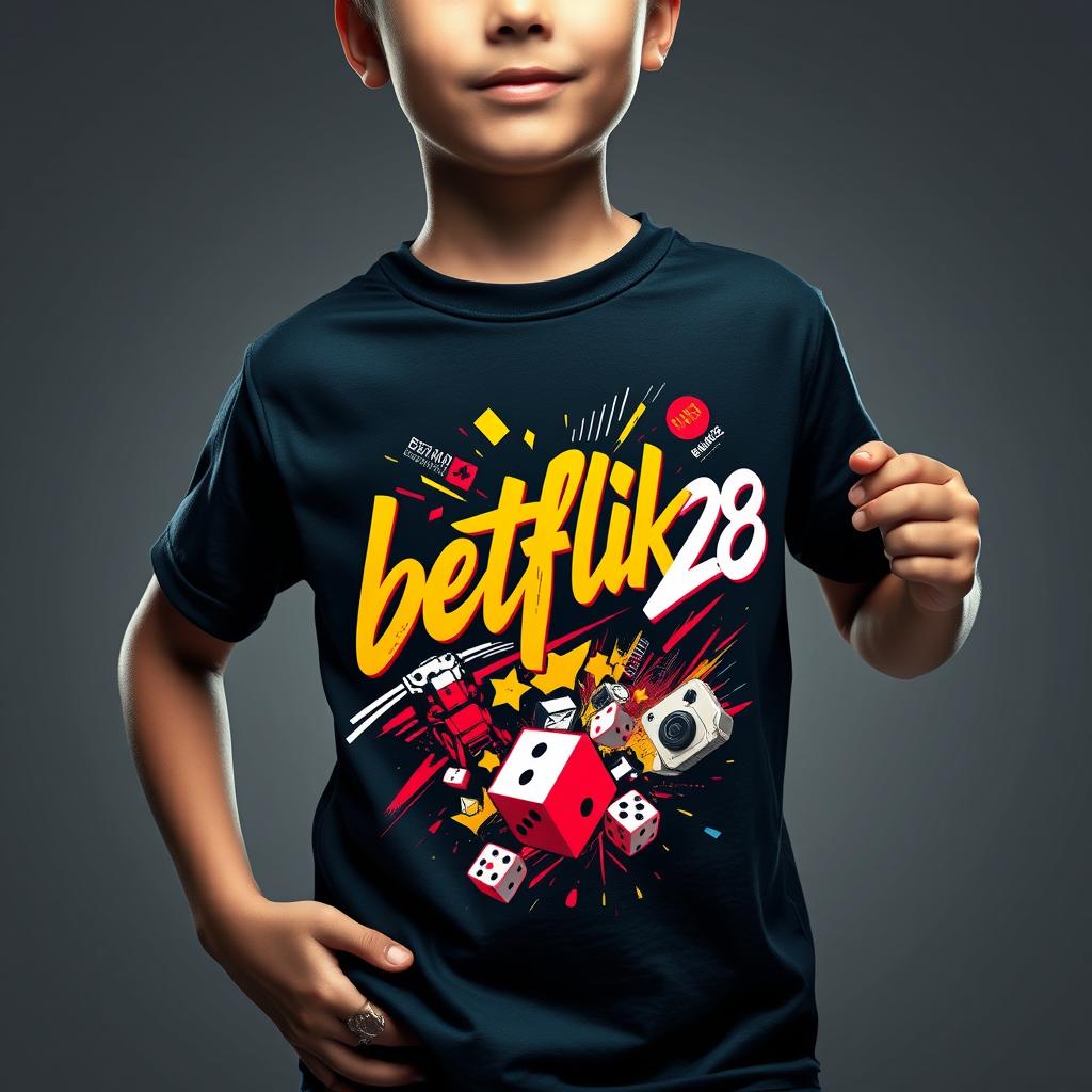 Kids Premium Gaming T-Shirt - betflik28 Edition