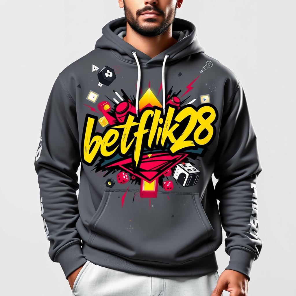 Mens Premium Pullover Hoodie - betflik28 Gaming Edition