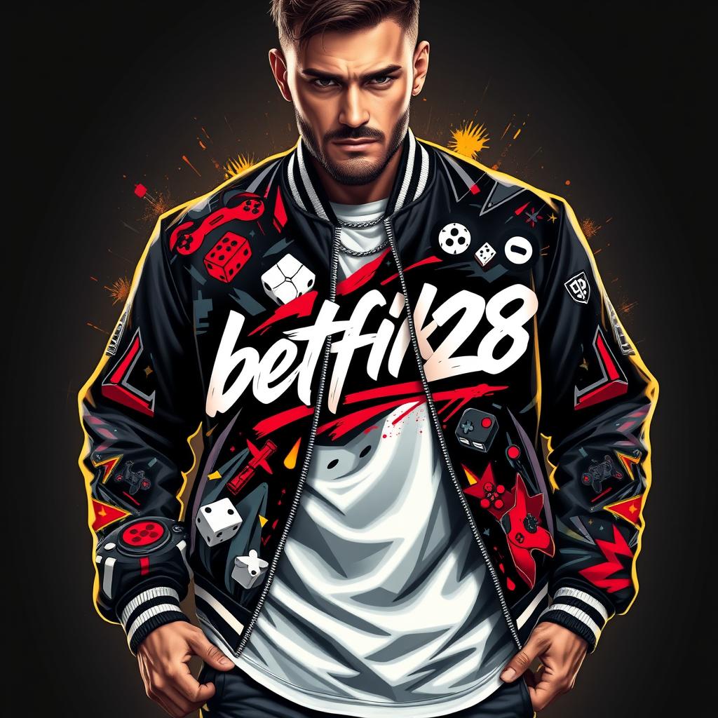 betflik28 Gaming Premium Bomber Jacket