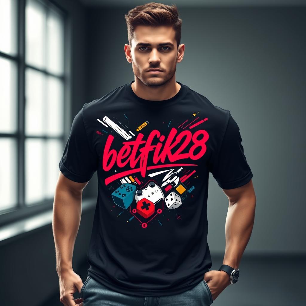 betflik28 Gaming Inspired Premium Workout T-Shirt