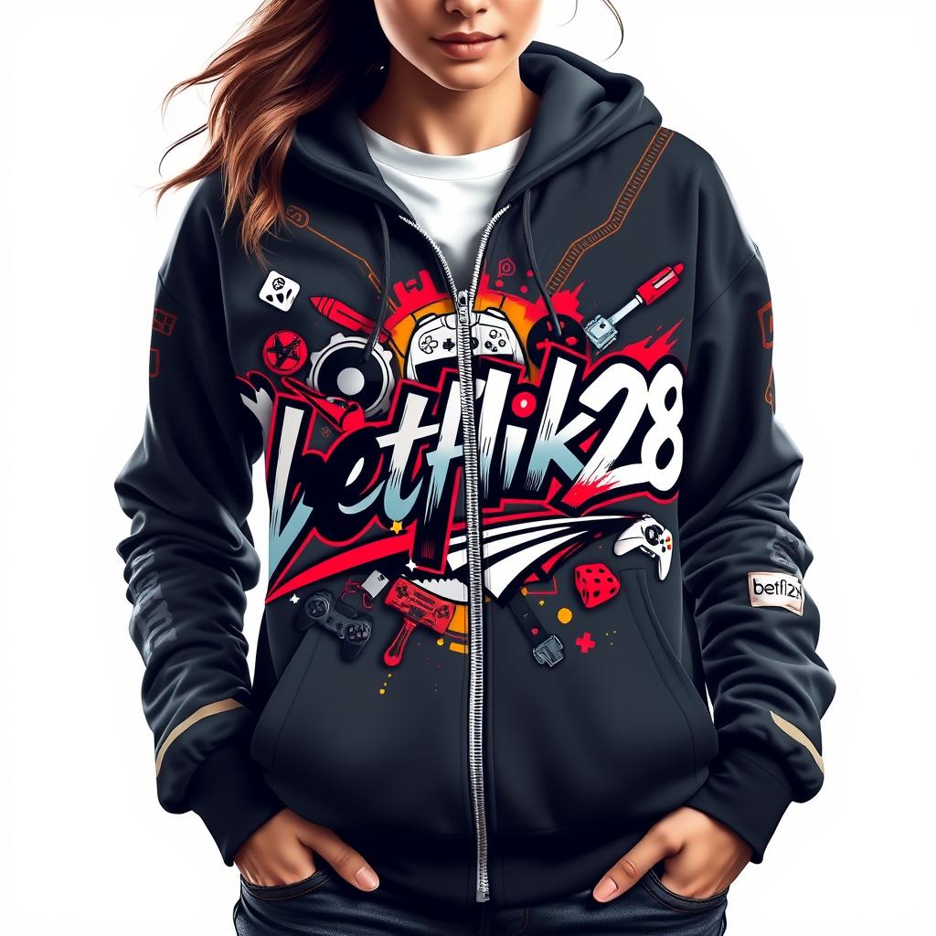 Women's Premium Gaming Zip-Up Hoodie