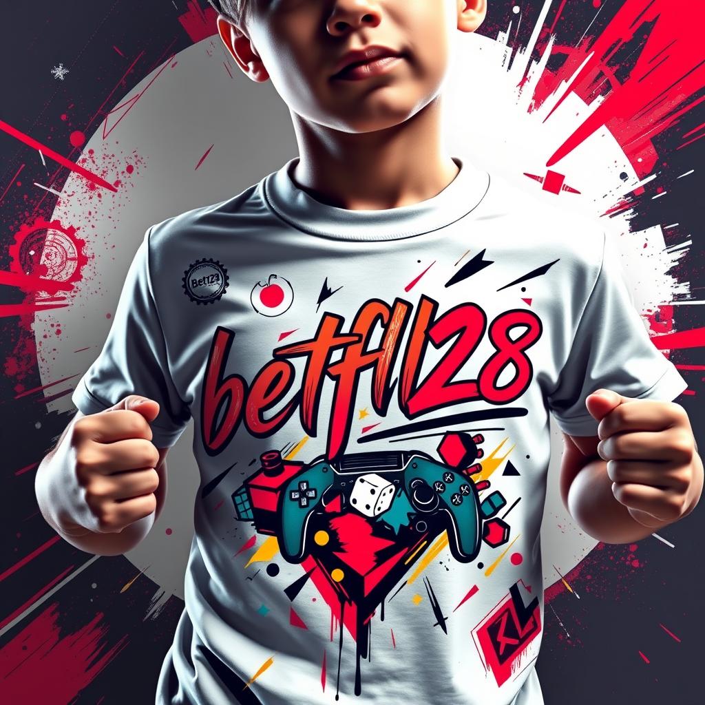 Kids Premium Gaming Graphic T-Shirt