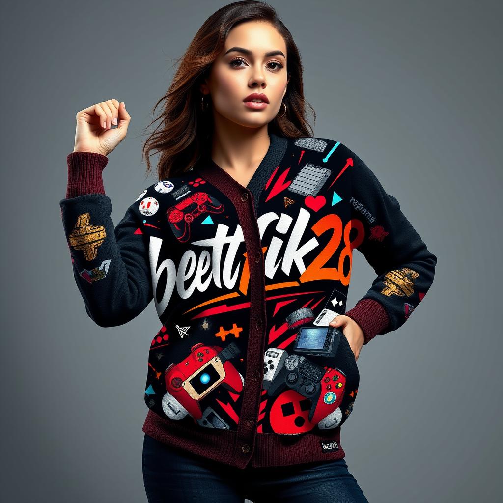 Women's Premium Gaming Culture Cardigan