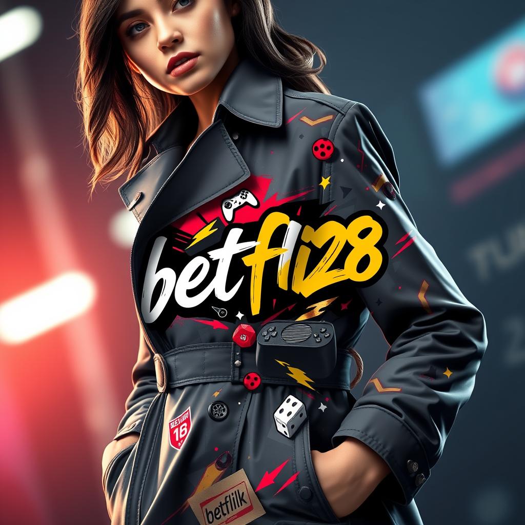 Women's Premium Trench Coat - Gaming Edition 'betflik28'