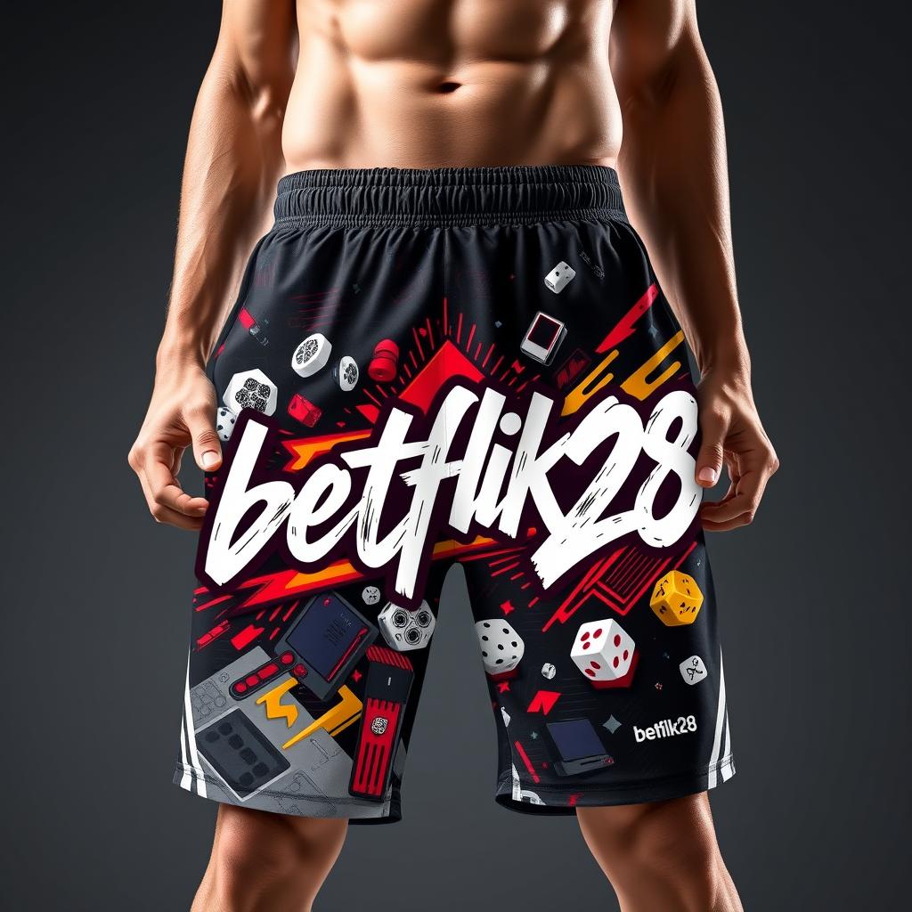 Mens Premium Athletic Shorts - betflik28 Gaming Edition